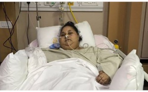 Égypte : la femme la plus grosse du monde perd 100 kilos en un mois grâce à son hospitalisation en Inde