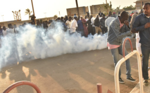 Manifestation de soutien à Khalifa Sall:  Pluie de lacrymogènes à la Mairie de Dakar