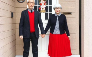 Mariés depuis 37 ans, cet adorable couple japonais aime les tenues assorties