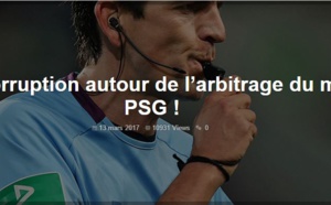 Soupçons de corruption autour de l’arbitrage du match Barça-PSG !