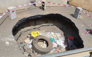 Enorme trou sur une bretelle de sortie sur le pont de l’Emergence: AGEROUTE réfute tout problème technique et s’explique.