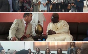 Galerie: Moustapha Cisse LO, président du parlement de la CEDEAO s'est rendu en visite de courtoisie à l'Ecole Nationale de Commerce et de Gestion de Dakhla au Maroc