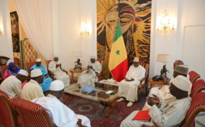 Macky Sall a reçu en audience des responsables de 9 associations islamiques
