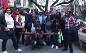 Forte mobilisation : 19 personnes de l'opposition sénégalaise ont manifesté à Genève  ( Photos)