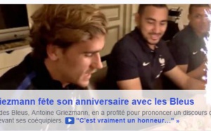 VIDEO - Griezmann fête son anniversaire avec les Bleus