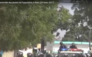 Vidéo-Tentative de marche mouvementée des jeunes de l'opposition à thies