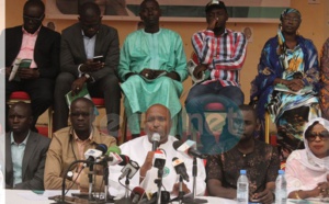Photos: La conférence de presse de Barthélémy Diaz, maire de la Sicap-Mermoz