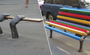 Photos: Des bancs créatifs cachés aux quatre coins du monde