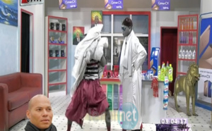 Vidéo: Karim Wade et son ami Maure se déchaînent au "Rass Guiss"  de Wally Seck à mourir de rire... version kouthia show
