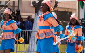 16 photos : Les majorettes de Notre Dame de Dakar et de Kennedy ont assuré lors du défilé