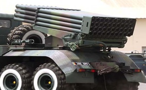 Avec une portée de tir de 24 km, le Bm 21 exhibé par l’armée