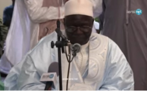 Vidéo- Serigne Saliou Ibn Serigne Abdoulahad Mbacké, représentant de la famille de Serigne Touba pour prier pour la défunte Jessica, maman de Samuel Sarr