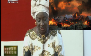 Vidéo- Violent incendie au Daaka de Médina Gounass : Les questions de Pape Ngagne à Mimi Touré...