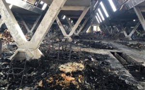 Vidéo/Audio: Un violent incendie fait 5 morts à l’unité 17 des Parcelles assainies.  