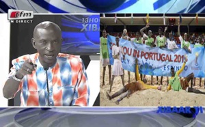 Vidéo - Beach Soccer: Ibrahima Ndiaye Chitta tacle sévèrement la Rts "je ne peux pas comprendre une télé comme la RTS ne peut pas..."