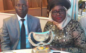 Adji Mergane Kanouté distinguée Calebasse de l’Excellence  de la  "Femme Modèle Politique"