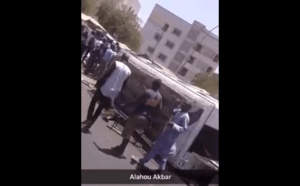 Colobane : Un car termine sa course sur une vieille dame, le chauffeur prend la fuite.(Vidéo)