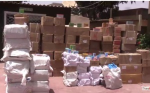 Thiès : 2 tonnes de médicaments et de produits frauduleux d’une valeur de 55 millions FCFA saisis par les douaniers