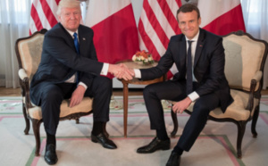 Première rencontre entre Emmanuel Macron et Donald Trump