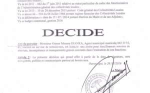 Enquête - Moussa Bocar Thiam, un «hors la loi » : Le maire de Ourossogui vire un agent et refuse de répondre à la convocation de l’Inspection du travail