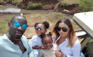Mamadou Sakho avec sa petite famille
