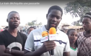 Vidéo: le train Thiès / Dakar tue une femme
