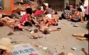 Chine: Une explosion près d’une école, fait plusieurs blessés