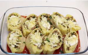 Pomme de terre roulée à la viande hachée (CUISINERAPIDE)
