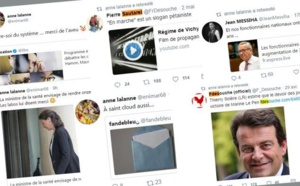 Marine Le Pen se cache bien derrière le compte Twitter d'Anne Lalanne selon FranceInfo: 