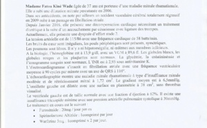 ​Fatou Kiné Wade (37 ans), nécessitant d’urgence une prothèse mécanique cardiaque, sollicite l’aide de Marième Faye Sall et des bonnes volontés