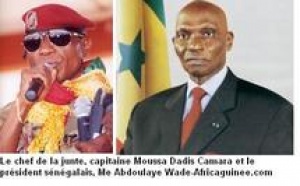 Menaces d'attaques contre la Guinée:"Je fais entièrement confiance au Président Wade", dixit le chef de la junte