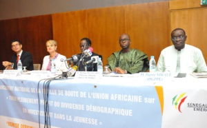Photos :Birima Mangara à la cérémonie de lancement de la feuille de route de l’UA sur le dividende démographique