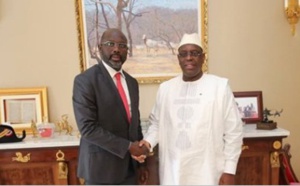 Présidentielle au Liberia : l'ex-footballeur George Weah consulte Macky Sall