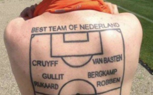 Un Géorgien se fait tatouer son onze de rêve des Pays-Bas