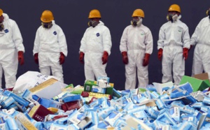 Kaffrine: 60 kg de médicaments illicites, incinérés