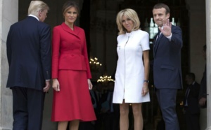 Quand Trump fait remarquer à Brigitte Macron, qu'elle est en "bonne forme physique"