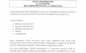 Belgique : Les résultats officiels des bureaux de Bruxelles, Anvers et Luxembourg (document)