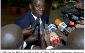 Limoge CHEIKH TIDIANE GADIO attaque: " J'inscris desormais mon action dans la lutte contre la corruption, la mal-gouvernance et la defense de la Republique"