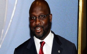 George Weah, candidat à l’élection présidentiel du Libéria pour la seconde fois