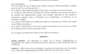 Urgent-Sénegal: Le gouvernement sort un décret consacrant la cession de Tigo à Wari