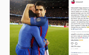 Le message d’adieu touchant de Suarez à Neymar