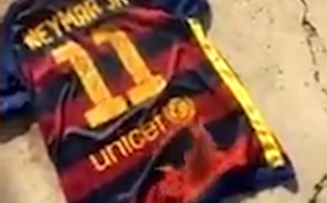 Barcelone: Des maillots de Neymar brûlés...(Vidéo)