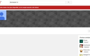 Accusé de Terrorisme: #Youtube supprime «Domerame Tv» de Assane Diouf... Youtube supprimera tous les comptes qui mettront ses vidéos dans 72h