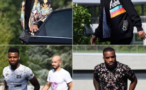 Photos: L'arrivée des Bleus à Clairefontaine pour leur match contre le Pays-Bas, en éliminatoires de Coupe du Monde