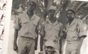 Photos : Diombass Diaw et son ami de toujours, Aly Ngouille Ndiaye à Bango en 1983, une photo collector