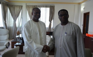 Passation de service entre le Directeur Général sortant du Port autonome de Dakar, le Dr Cheikh KANTE et son successeur M. Aboubacar Sadikh BEYE à la Direction générale de l’institution portuaire