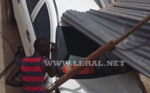 Images: Accident spectaculaire à Ngabou, à environ 15 km de Touba,