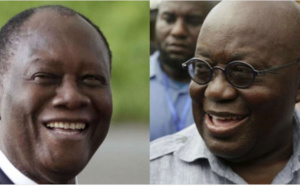 Ghana-Côte d’Ivoire : cacao, frontières maritimes et bonne entente au menu de la rencontre Ouattara – Akufo-Addo