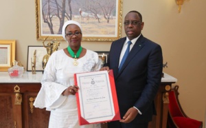 6 photos : Mme Fatou Bintou Djibo du PNUD élevée par le chef de l’Etat au rang de commandeur dans l’ordre national du Lion