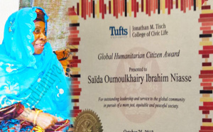 Une université américaine récompense Sayda Oumoulkhairy Niasse, fille de Baye Niasse